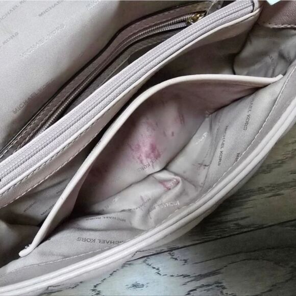 Michael Kors Sloan Large Quilted Chain Convertible Bag in Soft Pink - Picture 11 of 13